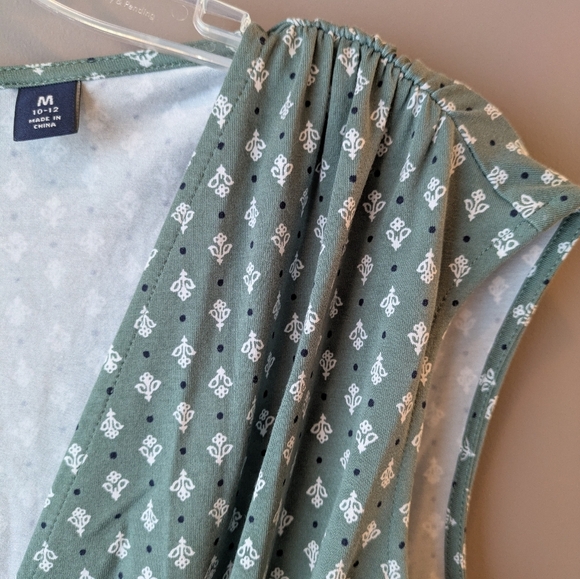 Lands' End Green Polka Dot Dress - Picture 5 of 11